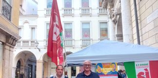 Già 15 milioni di votanti previsti per i referendum di giugno! Gazebo Psi e SI Vicenza. Fantò: benissimo ma ne servono di più per il quorum Referendum di giugno, Luca Fantò e Luca Capristo al gazebo del Psi Vicenza