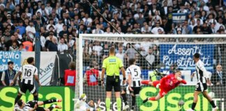 Vecino agguanta la Signora al 96°, all’Olimpico Lazio-Juve 1-1