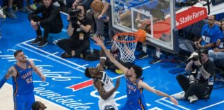 Oklahoma vince a Minneapolis e vola sul 3-1, è ad un passo dalle Nba Finals
