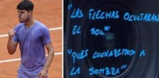 Alcaraz vince agli Internazionali. Poi cita ‘300’ sulla telecamera