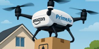 Amazon, consegne di smartphone con drone in meno di un’ora