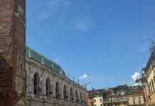 giornata dell'europa basilica imbandierata