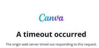 Canva down, la piattaforma di progettazione grafica non è raggiungibile