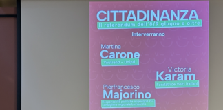 Cittadinanza, il referendum dell’8-9 giugno e oltre al Palazzo del Monte: storie e diritti sospesi con Majorino, Karam e Carone Cittadinanza, il referendum dell'8-9 giugno e oltre al Palazzo del Monte, da sx Marina Carone, Pierfrancesco Majorino e Victoria Karam