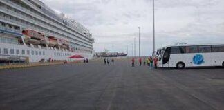Civitavecchia, oggi per la prima volta nave crociera ormeggiata a Banchina 33