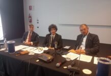 Da sx avv, Renzo Fogliata, Alberto Filippi e avv. Cesare Dal Maso