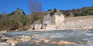 Ricostruzione post alluvione in Emilia-Romagna, chiuso intervento sul fiume Marecchia a San Leo