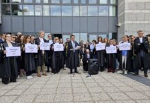 Avvocati di Vicenza in agitazione: protesta in Tribunale per l’efficienza degli uffici avvocati Vicenza tribunale