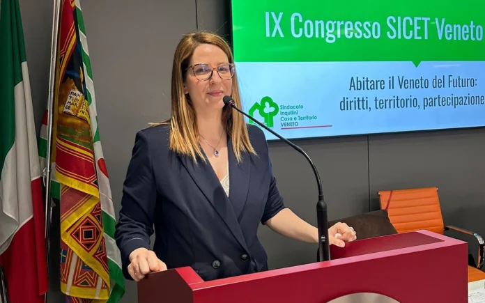 Giulia Zago segretaria generale Sicet Veneto Giulia Zago Sicet Veneto