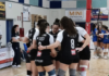 Il gruppo della Volksbank Vicenza Volley a Riccione