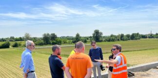 Rampa di Ospedaletto i lavori procedono spediti: riaprirà al traffico a fine giugno. L’assessore Spiller in sopralluogo al cantiere Sopralluogo al cantiere di Ospedaletto