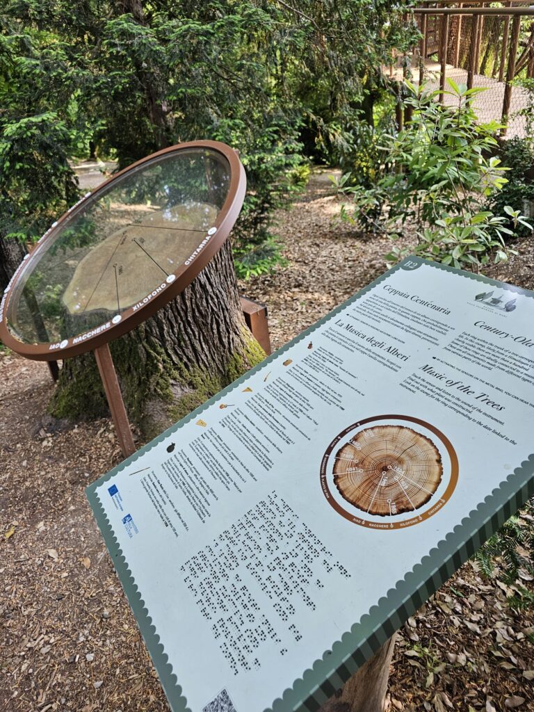 installazioni multimediali nel parco di villa valmarana