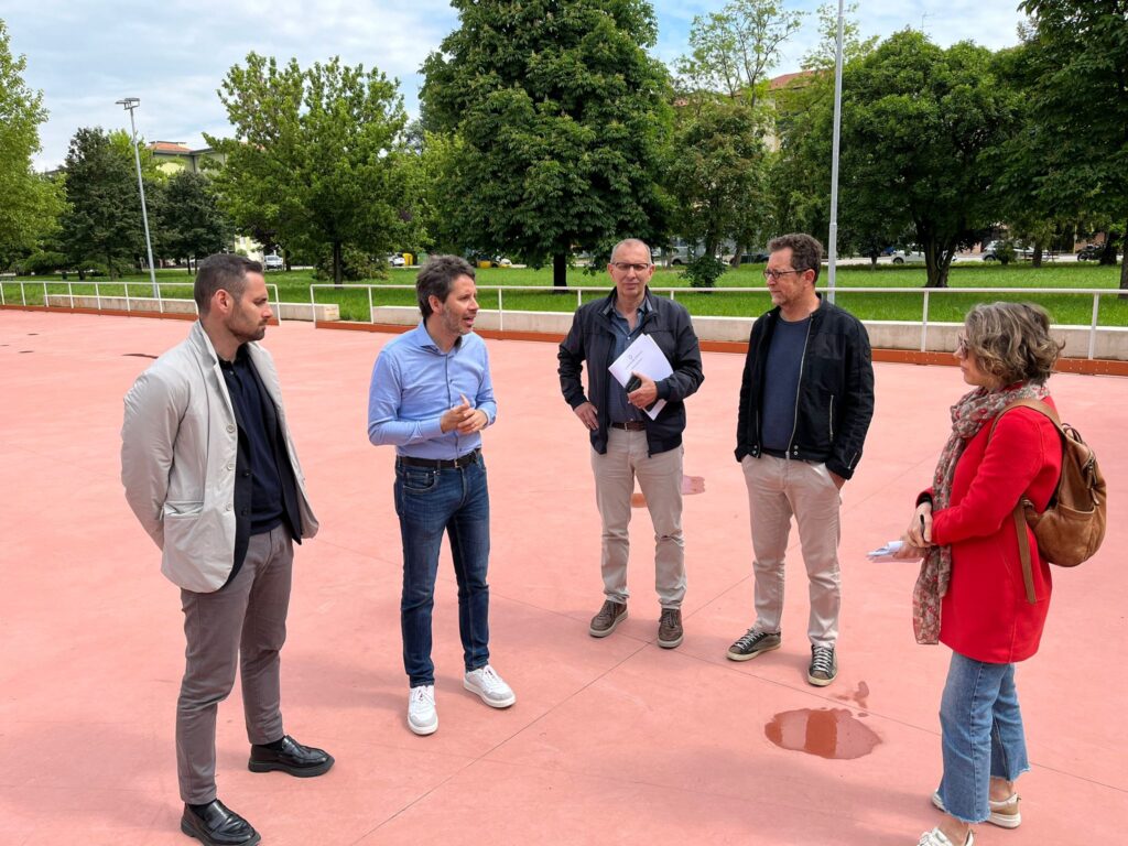 L'inaugurazione della piastra polivalente