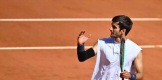 Musetti si arrende ad Alcaraz in semifinale agli Internazionali, in serata Sinner sfida Paul