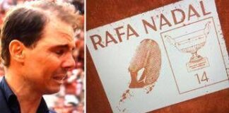 Nadal e l’omaggio da brividi al Roland Garros