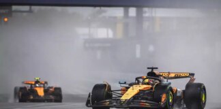 Norris vince la Sprint Race di Miami sul bagnato davanti a Piastri, terzo Hamilton
