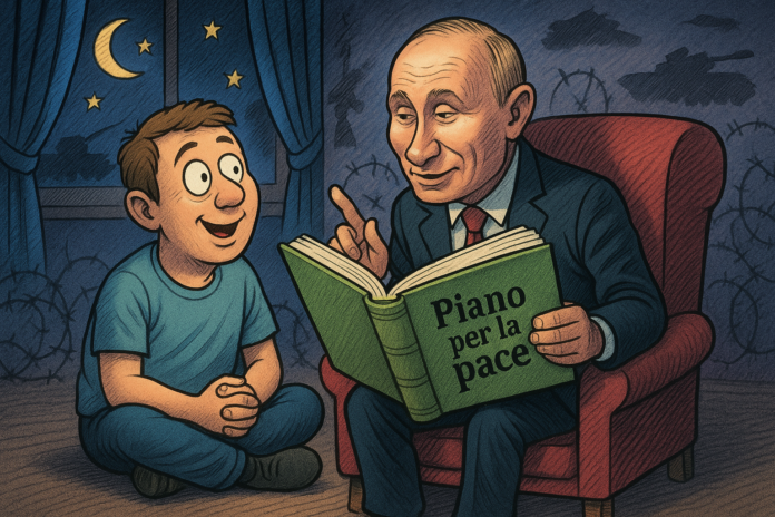 Putin e la pace da favola per adulti Putin e la pace da favola per adulti