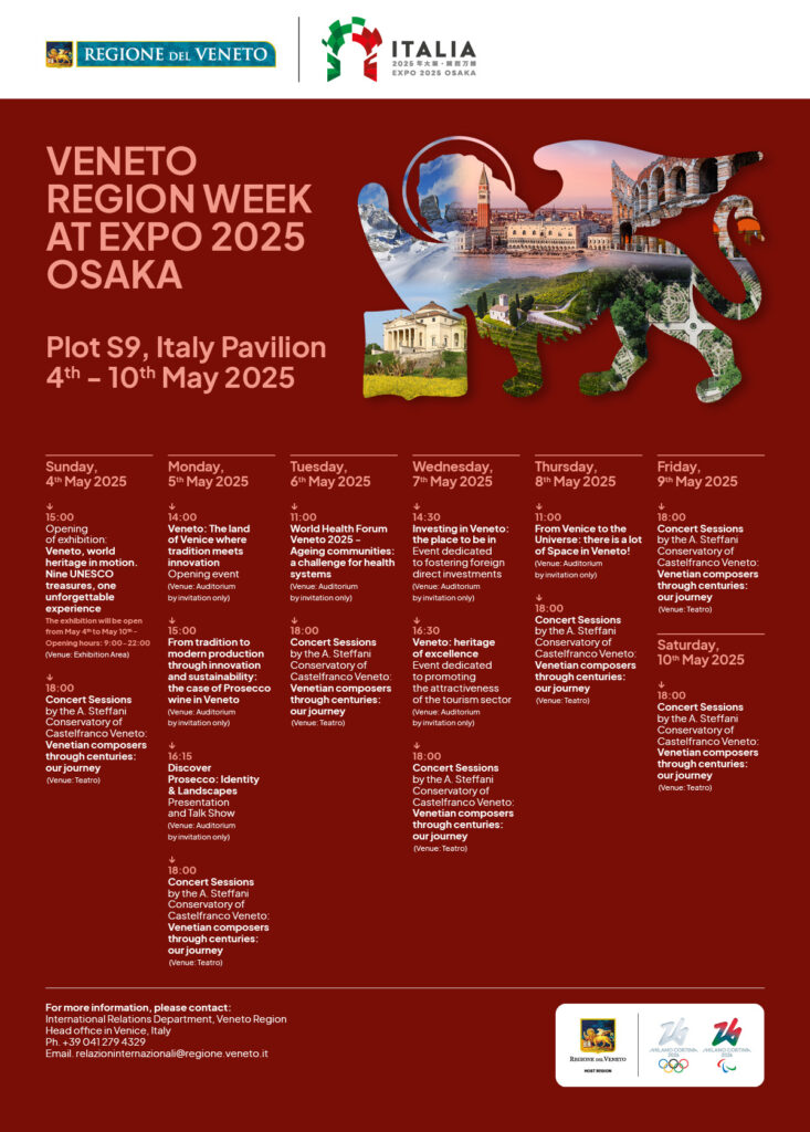 programma veneto ad Expo 2025