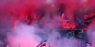 Sampdoria retrocessa in Serie C, prima volta per club blucerchiato