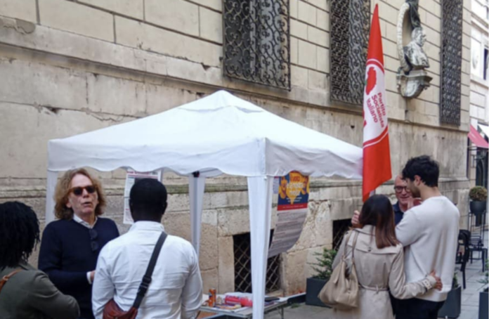 Referendum gazebo del Psi di Vicenza Referendum gazebo del Psi di Vicenza