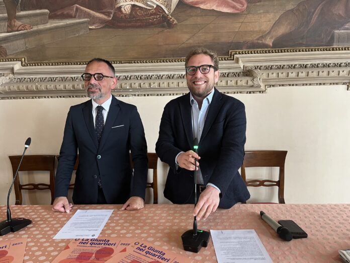 Tosetto+e+Possamai giunta nei quartieri, Tosetto e Possamai presentano l'iniziativa