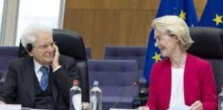 Ue, Mattarella in Commissione con von der Leyen: “Orgoglio per costruzione europea”