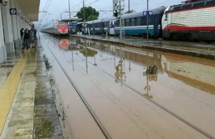 Una stazione allagata, timore per palancole linea Tav Tac a Vicenza Una stazione allagata, timore per palancole linea Tav Tac a Vicenza