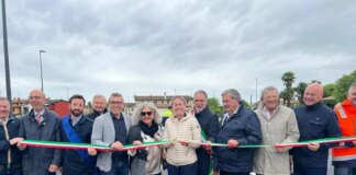 A Portogruaro la vicepresidente del Veneto De Berti inaugura una nuova rotatoria sulla “Postumia”