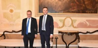 L’assessore Venturini incontra l’ambasciatore britannico Ed Llewellyn