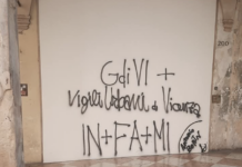 Vicenza sotto attacco di vandali, Giornale di Vicenza e Polizia locale nel mirino di scritte. ViPiù condanna come Zaia, Possamai e Giovine Vicenza sotto attacco: il Giornale di Vicenza e la Polizia locale nel mirino di scritte infamanti
