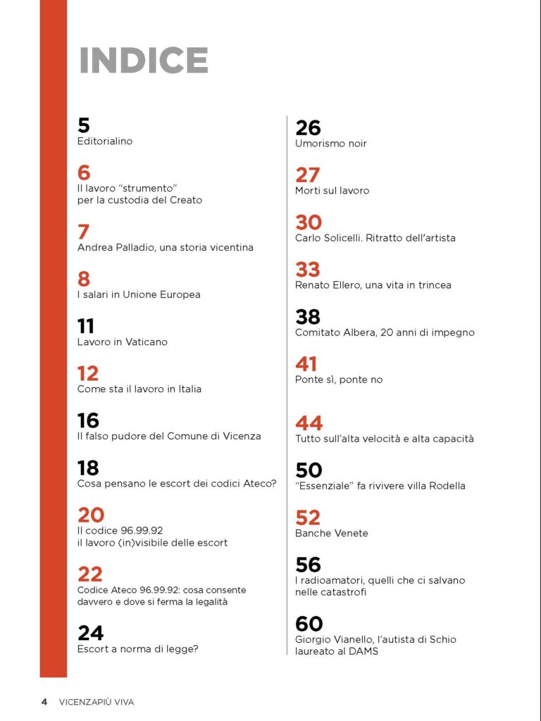VicenzaPiù Viva n. 298, indice 15 maggio 2025