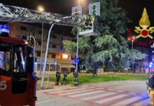 incidente semaforo danneggiato viale d'alviano