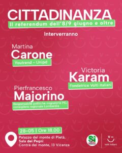 Cittadinanza, l'incontro con Carone, Majorino e Karama
