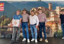 Alpini Vicentini all'evento di latterie Vicentine