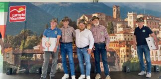 Alpini Vicentini all'evento di latterie Vicentine