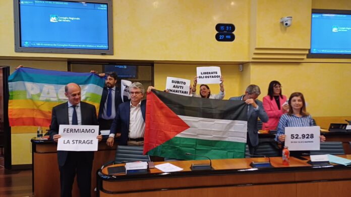 consiglio veneto bandiera palestina consiglio veneto bandiera palestina