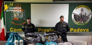 Padova: maxi-sequestro di eroina, arrestato cittadino albanese eroina padova guardia di finanza