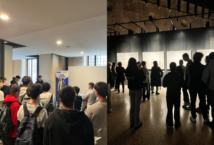 gemmo scuole gemmo studenti alla mostra