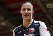 Volley, B1 femminile girone C, la Volksbank Vicenza cerca la “vendetta” contro Giorgione per continuare a inseguire i play off La centrale del Volksbank Vicenza Volley Martina Pegorar