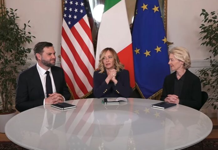 meloni-vance-von-der-leyen