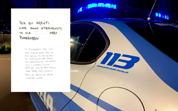 polizia vicenza salva donna sucidio