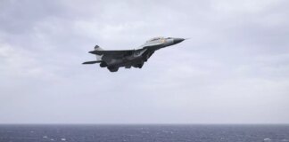 La portaerei Usa Truman perde in mare un caccia Super Hornet