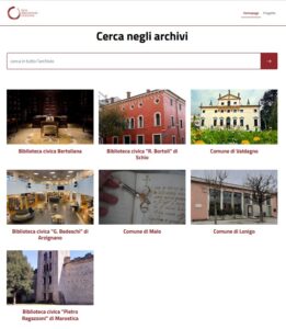 Il portale archivi vicentini