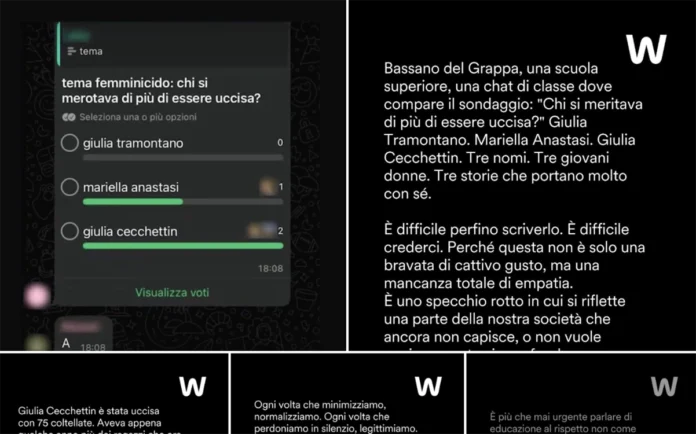sondaggio choc bassano scuola femminicidi sondaggio choc bassano scuola femminicidi