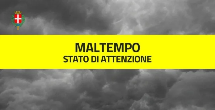stato di attenzione allerta gialla a vicenza