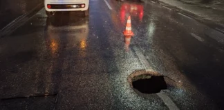 Vicenza: cede manto stradale in Via Rossi: ordinata la chiusura al traffico via rossi vicenza voragine