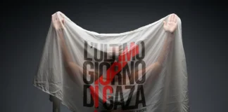 Vicenza aderisce alla campagna “24 maggio – 50.000 sudari per Gaza” vicenza gaza lenzuolo