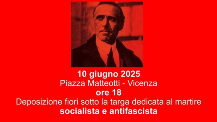 Fiori a Giacomo Matteotti Fiori a Giacomo Matteotti