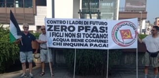 Processo Miteni, Rifondazione Vicenza: “141 anni di galera, ma non bastano. Ora bonifica, verità e giustizia per un intero popolo avvelenato” Miteni, Rifondazione Vicenza davanti al Tribunale di Vicenza: “141 anni di galera, ma non bastano"