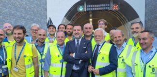 Anas, cerimonia di apertura per il nuovo tunnel di Tenda